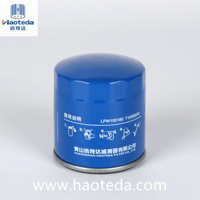 Haoteda LPW100180 Metal Oil Filters High Efficiency Auto Parts