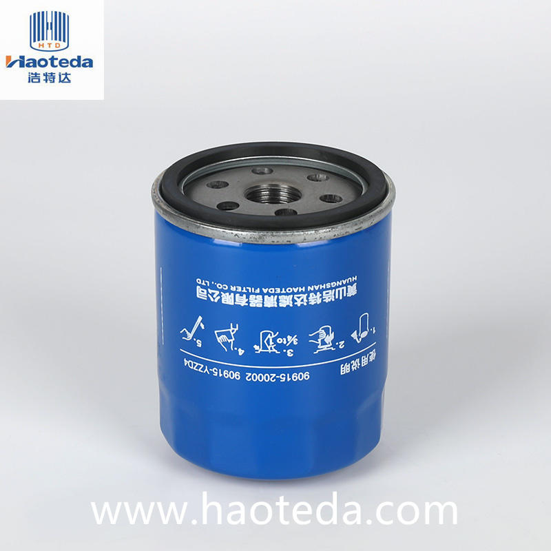 IS09001 Synthetic Oil Filters Rugged Internal Structure 90915-YZZD4/90915-20002  Oil Filter